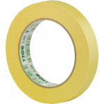 004001, BOLL, Стрічка маскуюча жовта 80°C, 19мм x 50м
