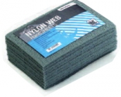 Скотч-брайт Nylon Web Indasa (серый), 230мм х 155мм х 6мм