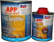 020410 2К Акриловий ґрунт APP HS Acryfiller 5:1 (4л) + затверджувач APP HS Harter ХFHN (0,8л), білий