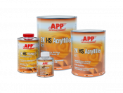 020415 2К Акриловий ґрунт APP HS Acryfiller 4:1 (1л) + затверджувач APP HS Harter FHN100 (0,25л), чорний