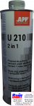 050110 Засіб для захисту кузова та рідка маса ущільнювача (герметик) APP-U210 "2 в 1" 1л, чорний