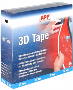 Купити 070351 Поролоновий самоклеючий валик для прорізів АРР-3D Tape, D13мм, 5м - Vait.ua