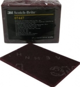 07447 Scotch-Brite Абразивные листы скотч-брайт 3M, ''сверхтонкий'', 158мм х 224мм, красный 