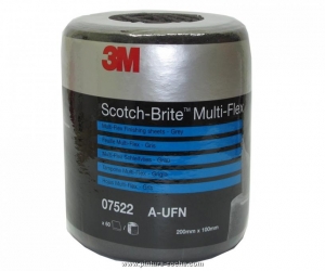Купити 07522 Абразивний рулон 3M Scotch-Brite MX-SR U SFN (сірий) з перфорацією, 102мм х 203мм х 60шт - Vait.ua