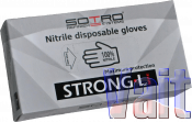 T103022, SOTRO STRONG, Перчатки нитриловые одноразовые SUPERIOR Black, L - черные