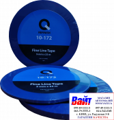 10-172-0633, Q-Refinish, Контурна стрічка синя для дизайнерських робіт та багатобарвного забарвлення, дуже еластична, чудово згинається. Термостійкість до 130 ° С, 6 мм х 33 м
