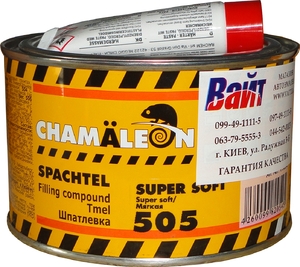 Купити Універсальна м'яка поліефірна шпаклівка 505 Chamaleon Super Soft, 0,515 кг - Vait.ua