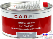 2-124-1800, C.A.R.FIT, Soft Plus Putty, 2K Полиэфирная мягкая наполняющая шпатлевка средней плотности, 1,8кг