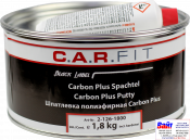 2-126-1800, C.A.R.FIT, Carbon Plus Putty, 2K Полиэфирная шпатлевка облегченная, 1,8кг