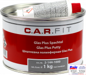 2-144-1000, C.A.R.FIT, Glas Plus Putty, 2K Полиэфирная шпатлевка усиленная стекловолокном, 1,0кг