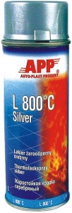 Купити 210433 Жаростійка аерозольна емаль APP L 800°С, срібляста (400 мл) - Vait.ua