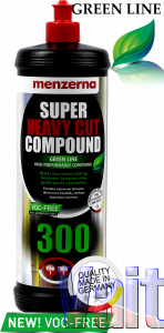 Купити Високоабразивна полірувальна паста VOC-FREE MENZERNA GREEN LINE Super Heavy Cut Compound 300, 1л (1,3кг) - Vait.ua