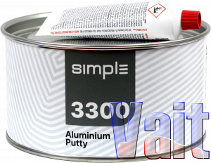 Купити 330070, Simple, ALUMINIUM PUTTY Шпаклівка з алюмінієм, 1.8 кг - Vait.ua
