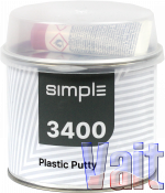 360040, Simple, PLASTIC PUTTY Шпатлевка высокоэластичная, 700 гр