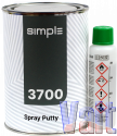 380050, Simple, SPRAY PUTTY Шпаклівка рідка спрей-наповнювач, 1.2 кг