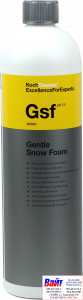 Купити 383001, Gsf, Koch Chemie, Gentle Snow Foam, Ніжна сніжна піна з ароматом зимової вишні для розпилювачів, простої ручної мийки, 1,0л - Vait.ua