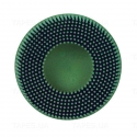 07526 RD-ZB Диск-щітка для 3M Roloc Scotch-Brite Bristle, полімерний, зелений, 75мм, Р50