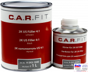 4-243-1000, C.A.R.FIT, US Filler, 2K US Грунт наполнитель, черный 1,0л + 0,25л