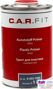 Купити 4-355-1000, C.A.R.FIT, Plastic Primer, Ґрунт для пластику, сріблястий, 1,0л - Vait.ua