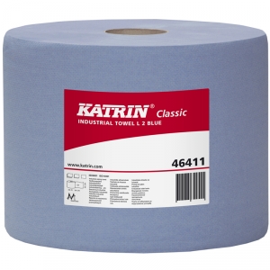 Купити 481252/48125 Паперовий протирочний матеріал Katrin Classic L 3 Blue laminated, 190м, 500 аркушів - Vait.ua