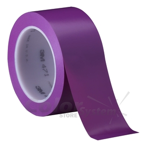 Купить 48424 Виниловая лента 3M 471 50мм х 33м, пурпурная - Vait.ua