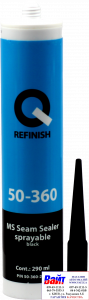 Купить 50-360-2902, Q-Refinish, MS Распыляемый герметик, черный, туба 290мл - Vait.ua