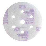 50240 Мікротонкий абразивний полірувальний диск 3M Hookit серія Purple 260L, конфігурація LD601A, діам. 150 мм, Р1000