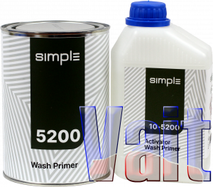 Купити 551551, Simple, WASH PRIMER Грунт антикорозійний кислотний протравлюючий. Бежевий, 0.8 л + 0.4л - Vait.ua