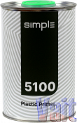 570461, Simple, PLASTIC PRIMER Грунт адгезионный для пластмасс. Прозрачный, 1.0 л