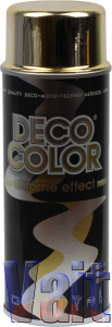 Купити Deco Color, Фарба аерозольна, хром, золото, 400мл - Vait.ua