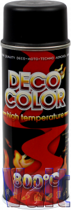 Купити Deco Color Фарба термостійка, black, аерозоль 400мл - Vait.ua