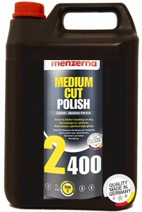 Купити Рідкіша полірувальна паста середнього зерна «MENZERNA» Medium Cut Polish 2400, 5л / 5,3кг - Vait.ua