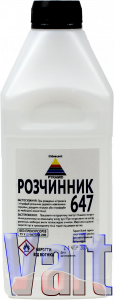 Купити Pyramid_647_0,8л, Розчинник 647 0,8л, пластикова тара - Vait.ua