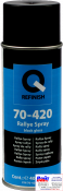70-420-0402, Q-Refinish, Фарба Rallye Spray аерозоль 400мл, чорний глянець