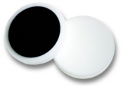 Плоский поролоновый диск Mirka Ø 150мм на липучке, жесткий, белый