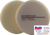 999258, Koch Chemie, Полировальная губка белая, жесткая, D160 x 30 mm, липучка