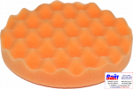999289, Koch Chemie, полірувальний круг анти-голограмний, помаранчевий, рифлений, D 135 x 25 mm, липучка