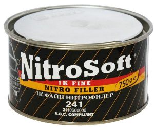 Купить Однокомпонентная нитрошпатлевка BODY Nitro Soft 1К, 0,75 кг - Vait.ua