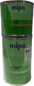 Купити Лак акриловий безбарвний 2К HS MIPA (1л) + затверджувач (0,5л) - Vait.ua