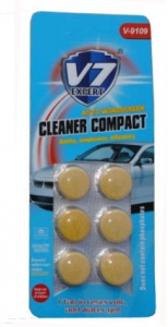 Купити Літній концентрат у бачок омивача CLEANER COMPACT Expert V7, із запахом "Лимон" (6 таблеток) - Vait.ua