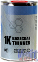 Carbon, Basecoat Thinner, Розчинник для базової фарби, залізна банка 1л/0,85кг