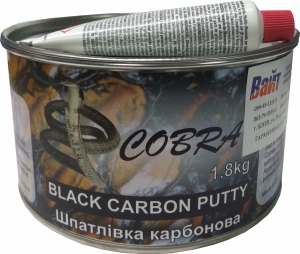 Купити Шпаклівка карбонова Cobra Black Carbon Putty, 1,8 кг - Vait.ua