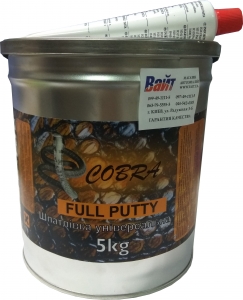 Купити Шпаклівка універсальна Cobra Full Putty, 5,0 кг - Vait.ua