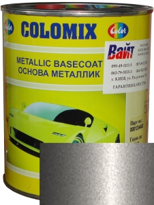 Купити 690 Емаль базова з ефектом металік COLOMIX "Сріблястий буран", 1л - Vait.ua