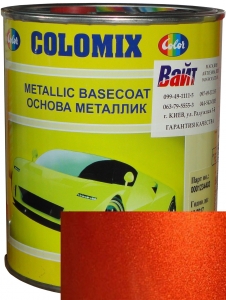 Купити 152 Эмаль базовая с эффектом металлик COLOMIX "Паприка", 1л - Vait.ua