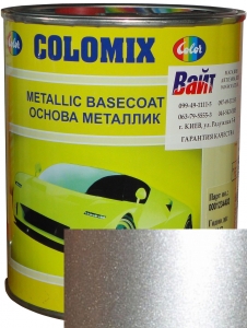 Купити 92U Емаль базова з ефектом металік COLOMIX "Poly silver", 1л - Vait.ua