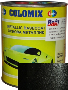 Купити Емаль базова з ефектом металік COLOMIX "Чорна", 1л - Vait.ua