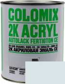 40092432, COLOMIX 2K Акрилова емаль, 202 СНІЖНО - БІЛА, 0,8 кг в комплекті з затверджувачем 0,14 кг