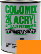 40094332, COLOMIX 2K Акриловая эмаль, 28 АПЕЛЬСИН, 0,8 кг в комплекте с отвердителем 0,14кг