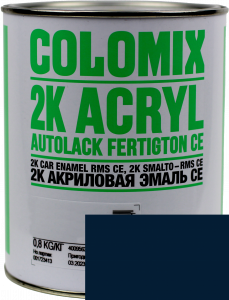Купити 40095232, COLOMIX 2K Акрилова емаль, 456 ТЕМНО-СИНЯ, 0,8 кг у комплекті з затверджувачем 0,14кг - Vait.ua